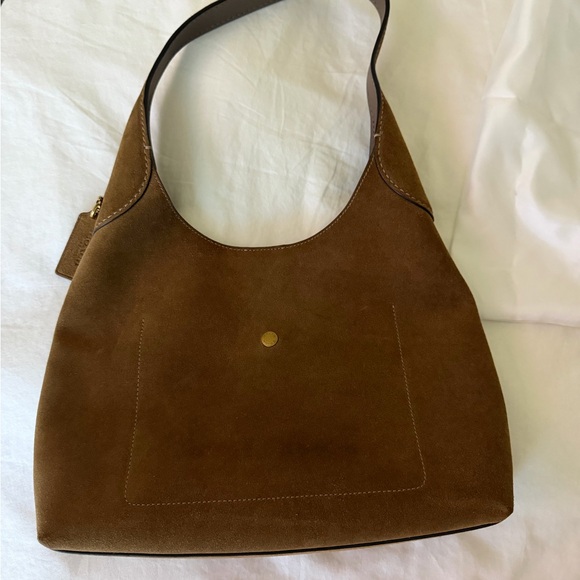 Coach Tan Suede Hobo Bag - Picture 2 of 3